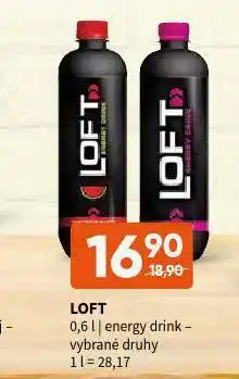 Terno Loft energetický nápoj nabídka