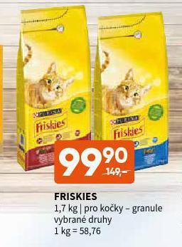 Terno Friskies granule pro kočky nabídka
