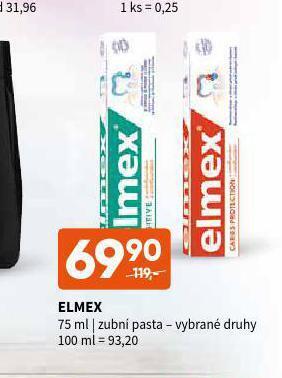 Terno Elmex zubní pasta nabídka