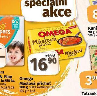 Coop Omega máslová příchuť nabídka