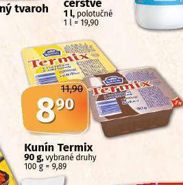 Coop Kunín termix nabídka