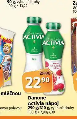 Coop Danone activia jogurt nabídka
