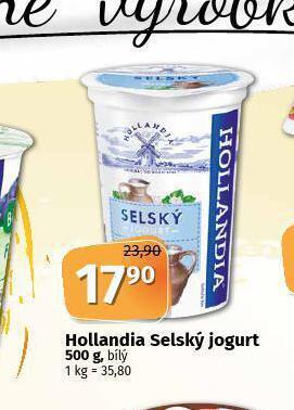 Coop Hollandia selský jogurt nabídka