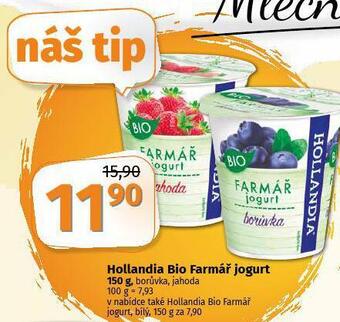 Coop Hollandia bio farmář jogurt nabídka