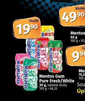 Coop Mentos gum nabídka