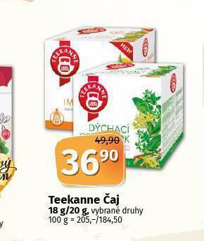 Coop Teekanne čaj nabídka
