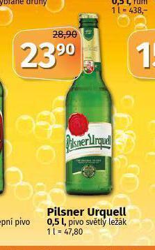 Coop Pivo pilsner urquell nabídka