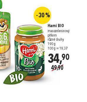 Globus Hami bio masozeleninový příkrm nabídka