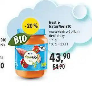 Globus Nestlé naturnes bio nabídka