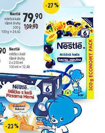 Globus Nestlé mléčná kaše nabídka