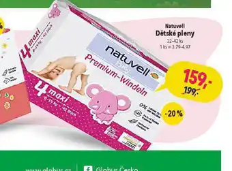 Globus Natuvell dětské pleny nabídka