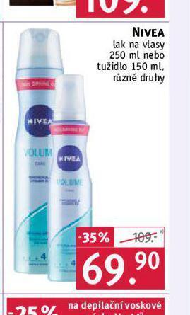 Rossmann Nivea lak na vlasy nabídka
