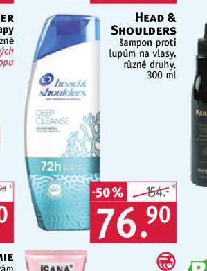 Rossmann Head&shoulders šampon nabídka