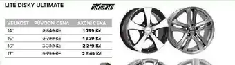 Auto Kelly Litý disk ultimate 14" nabídka