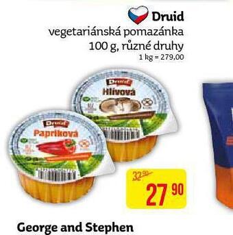 Teta Druid vegetariánská pomazánka nabídka