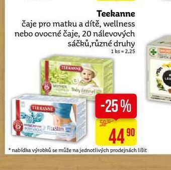 Teta Teekanne čaj nabídka