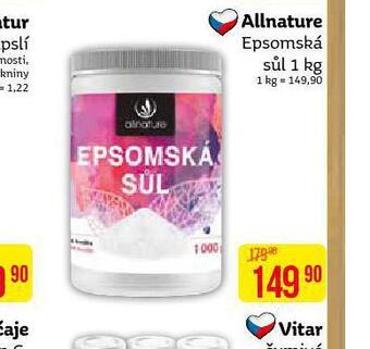 Teta Allnature epsomská sůl nabídka