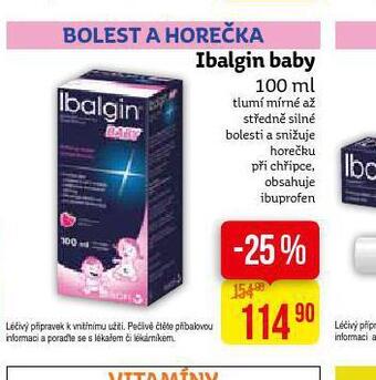 Teta Ibalgin baby nabídka