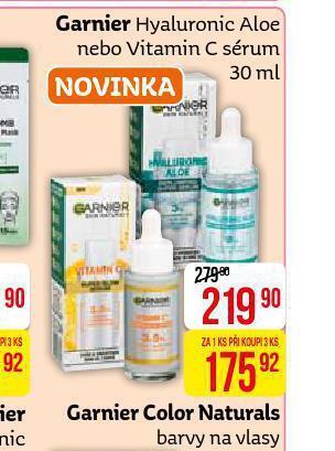 Teta Garnier hyaluronic aloe, vitamin c sérum nabídka