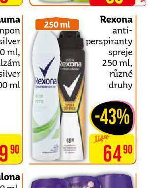 Teta Rexona antiperspirant nabídka