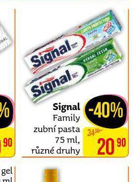 Teta Signla family zubní pasta nabídka