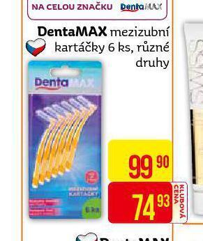 Teta Dentamax mezizubní kartáčky nabídka