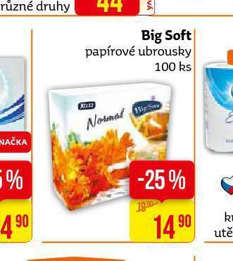 Teta Big soft papírové ubrousky nabídka