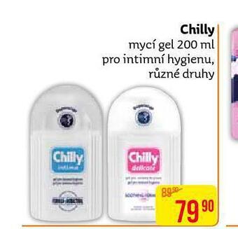 Teta Chilly mycí gel nabídka
