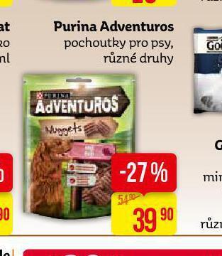 Teta Purina adventuros pochoutky pro psy nabídka