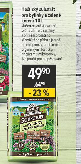 Hoštický substrát pro bylinky a zelené koření
