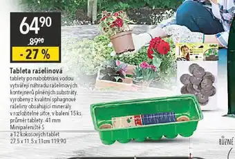 Tableta rašelinová