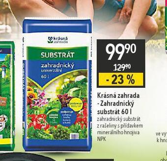Globus Krásná zahrada - zahradnický substrát nabídka