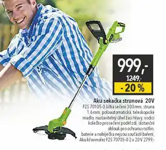 Globus Fieldmann aku sekačka strunová nabídka