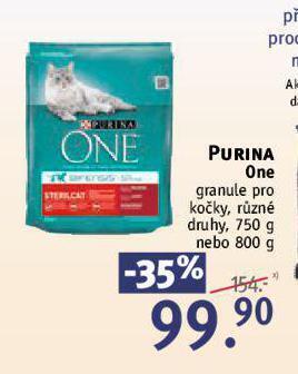 Rossmann Purina one granule pro kočky nabídka