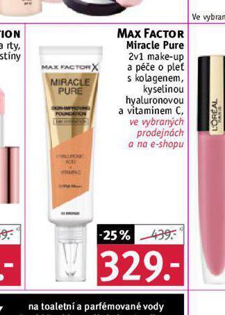 Rossmann Max factor make-up nabídka