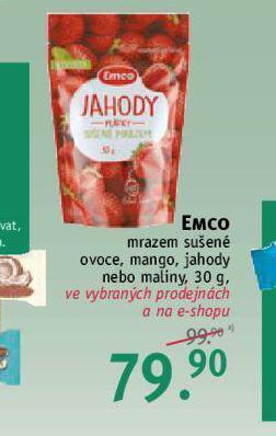 Rossmann Emco mrazem sušené ovoce nabídka