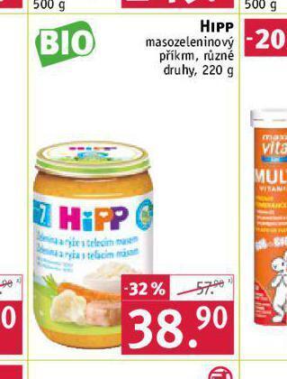 Rossmann Hipp masozeleninový příkrm nabídka