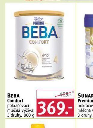 Rossmann Beba comfort pokračovací mléčná výživa nabídka