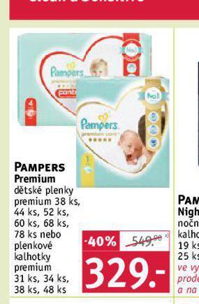 Rossmann Pampers dětské plenky nabídka