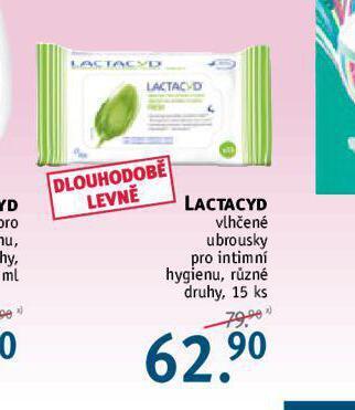 Rossmann Lactacyd vlhčené ubrousky nabídka