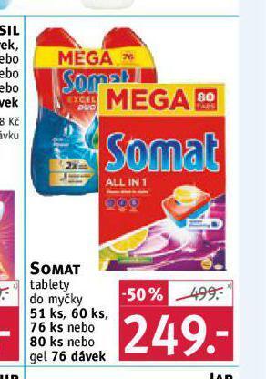 Rossmann Somat tablety do myčky nabídka