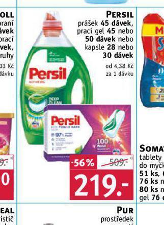 Rossmann Persil prací prostředek nabídka