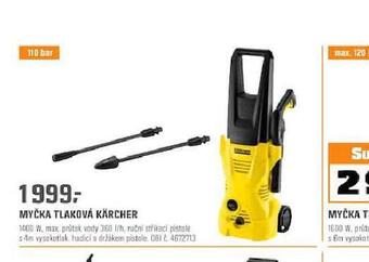 OBI Myčka tlaková kärcher nabídka
