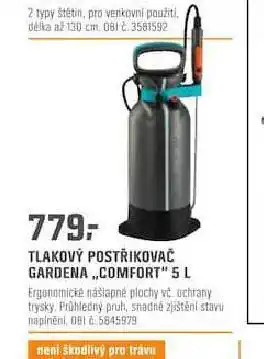 Tlakový postřikovač gardena