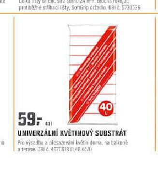 OBI Univerzální květinový substrát nabídka