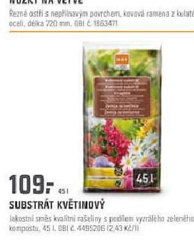 OBI Substrát květinový nabídka