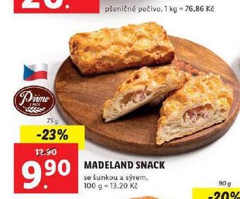 Lidl Madeland snack nabídka