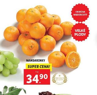 Lidl Mandarinky nabídka
