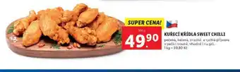 Lidl Kuřecí křídla sweet chilli nabídka