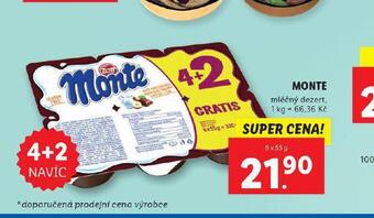Lidl Zott monte nabídka